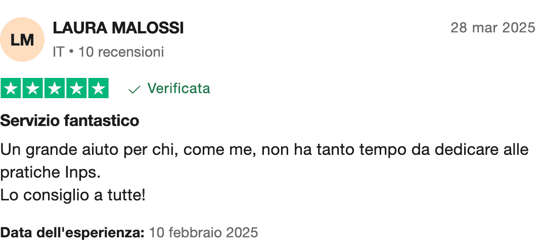 Recensione cliente 1