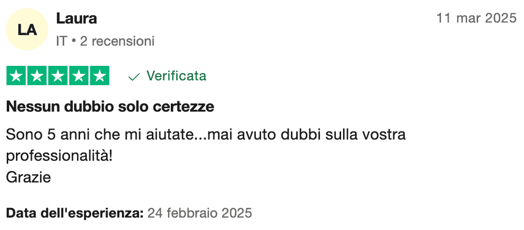Recensione cliente 4